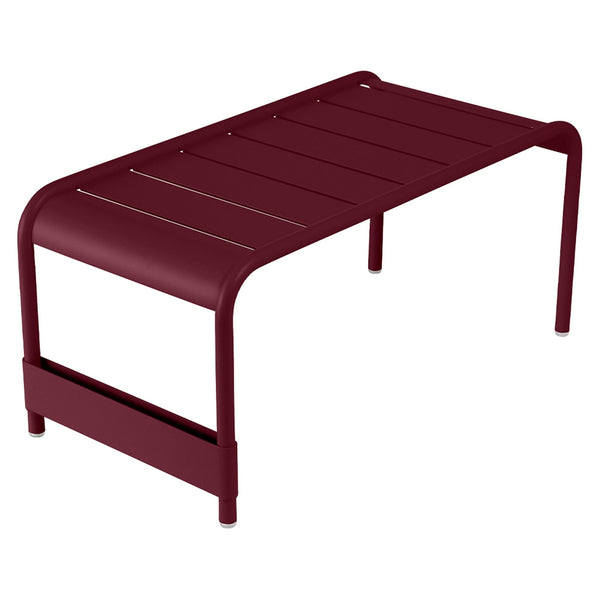 Luxembourg Large Low Table 34" x 17" - Fermob - Outdoor Furniture - Black Cherry - HORNE