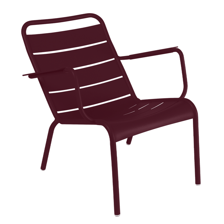 Luxembourg Low Armchair - Set of 2 - Fermob - Outdoor Furniture - Black Cherry - HORNE