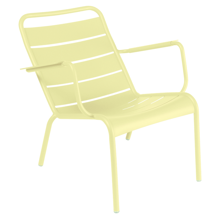 Luxembourg Low Armchair - Set of 2 - Fermob - Outdoor Furniture - Frosted Lemon - HORNE