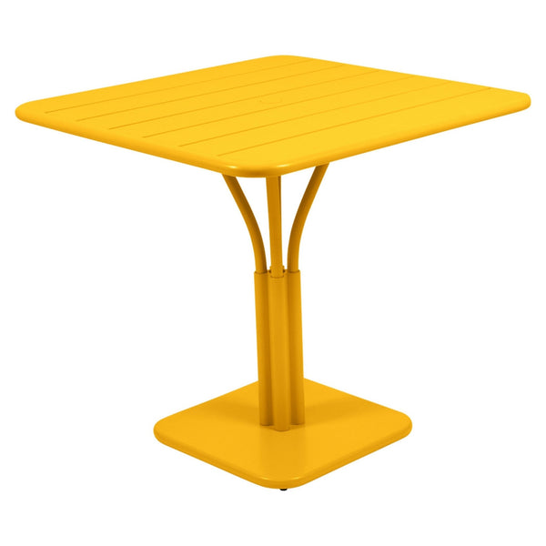 Luxembourg Pedestal Table 31" x 31" - Fermob - Outdoor Furniture - Honey Textured - HORNE