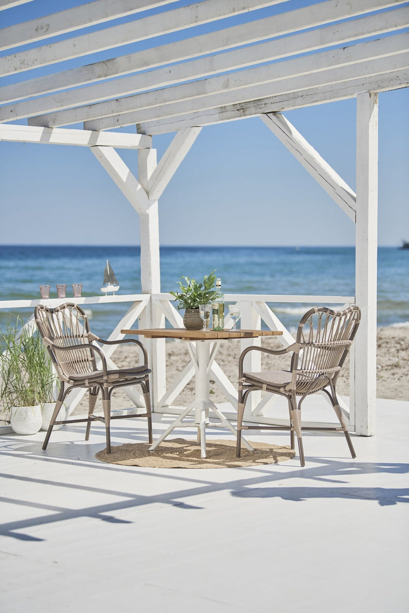 Margret Arm Chair - Exterior - Sika Design - Outdoor Furniture - Dove White - HORNE