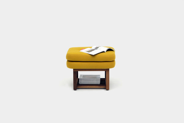 Melinda Bench 24 - With Shelf - Artless - Stools + Benches + Ottomans - Berry Red - HORNE