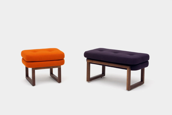 Melinda Bench 30 - Without Shelf - Artless - Stools + Benches + Ottomans - Berry Red - HORNE