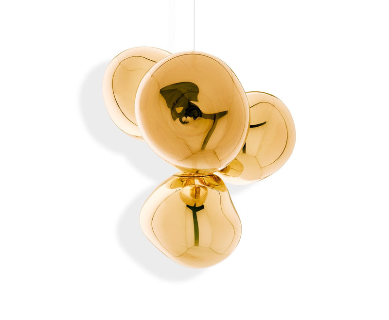 Melt Chandelier - Small - Tom Dixon - Floor Lamps - Chrome - HORNE