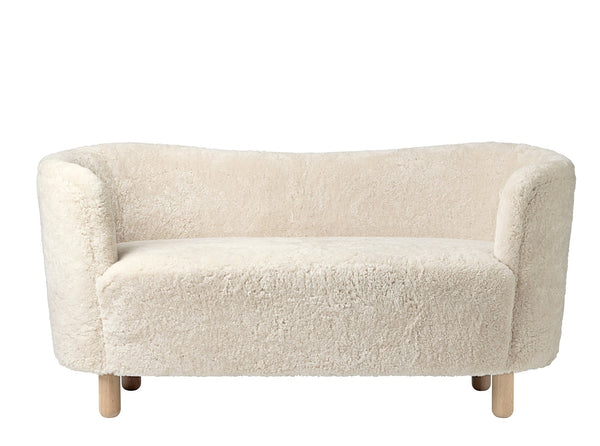 Mingle Sofa - Sheepskin - Audo Copenhagen - Sofas - Smoked Oak - Honey - HORNE