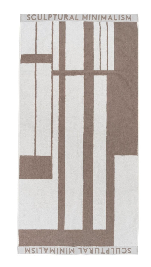 Minimal Towel Cotton - Kristina Dam - Bedding + Pillows - Beige - Medium - HORNE