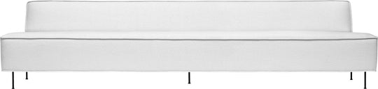 Modern Line Sofa - 118.1"W - Gubi - Sofas - Black Matte - Gabriel Tempt - 60152 - HORNE