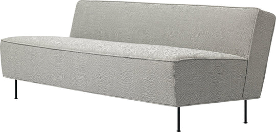 Modern Line Sofa - 71.7"W - Gubi - Sofas - Black Matte - Gabriel Tempt - 60152 - HORNE