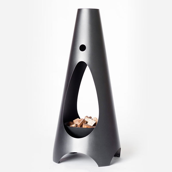 Modfire Wood Burning Fireplace - Charcoal - Modfire - Fire Pits + Grills - HORNE