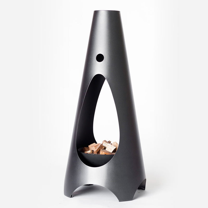 Modfire Wood Burning Fireplace - Charcoal - Modfire - Fire Pits + Grills - HORNE
