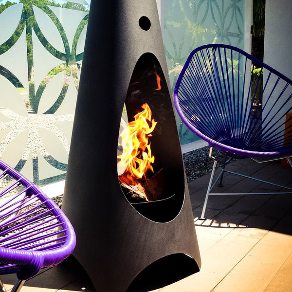 Modfire Wood Burning Fireplace - Charcoal - Modfire - Fire Pits + Grills - HORNE