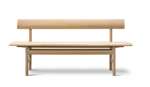 Mogensen Bench - Soap Treated Oak - Fredericia - Stools + Benches + Ottomans - Vegeta 90 - HORNE