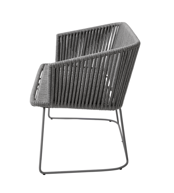 Moments Bench - Cane Line - Outdoor Furniture - Light Grey - HORNE