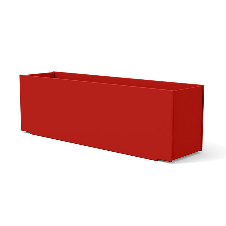 Mondo Quad 50 Gallon Planter - Loll Designs - Outdoor Accessories - Apple Red - HORNE