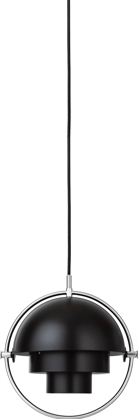 Multi - Lite Pendant - Small - Gubi - Pendants - Chrome/Black - HORNE