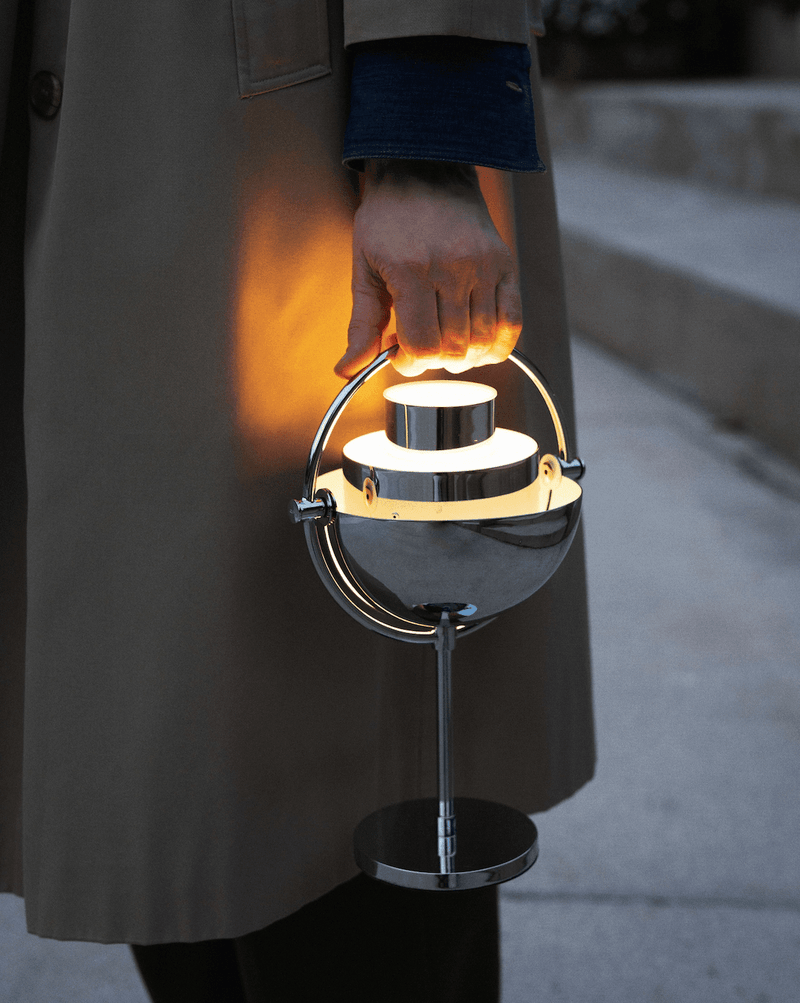 Multi - lite Portable Lamp - Gubi - Outdoor Lights - Brass & Black - HORNE