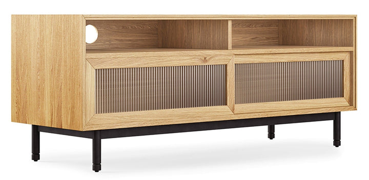 Munro Media Stand - Gus* Modern - Sideboards + Cabinets - White Oak - HORNE