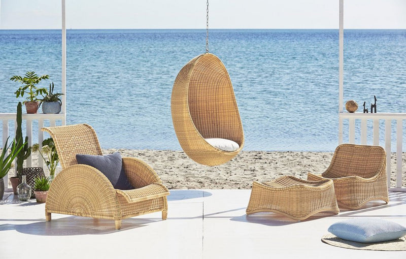 Nanna Ditzel Chill Lounge Chair & Stool - Exterior - Sika Design - Outdoor Furniture - HORNE