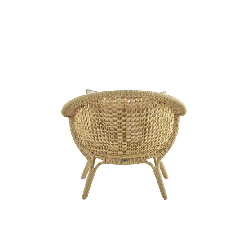 Nanna Ditzel Madame Chair - Exterior - Sika Design - Outdoor Furniture - ArtFibre Natural - Tempotest White Canvas - HORNE