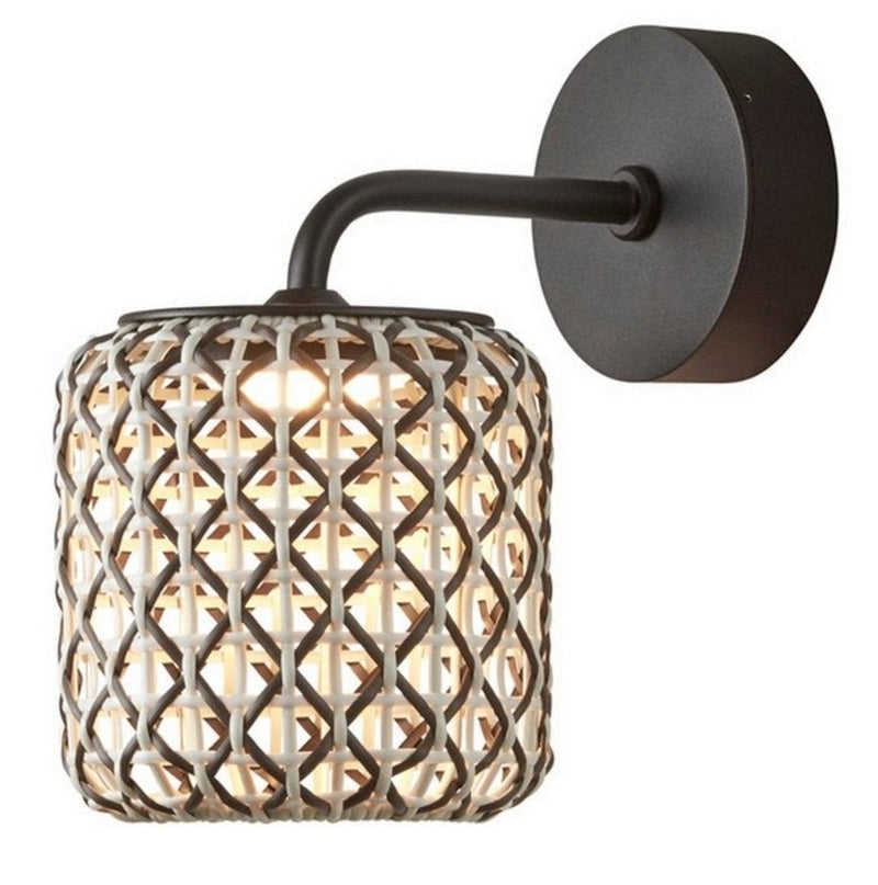 Nans A/01 Outdoor Wall Lamp - Bover - Wall Sconces - Brown/Beige - HORNE