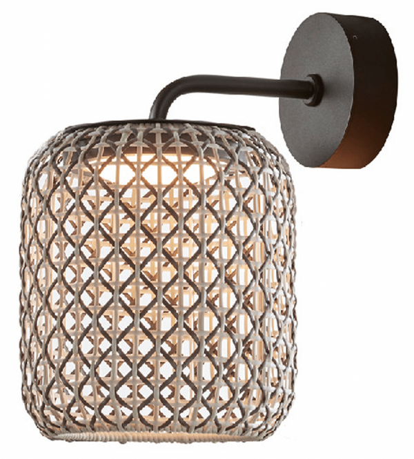 Nans A/02 Outdoor Wall Lamp - Bover - Wall Sconces - Brown/Brown - 0 - 10V Dimmable - HORNE
