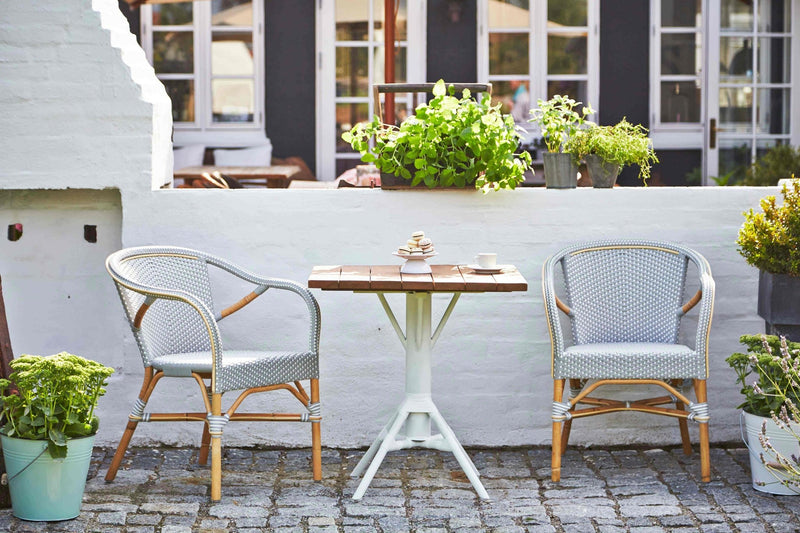 Nicole Cafe Table - Exterior - Sika Design - Outdoor Furniture - Black - Round(Ø80) - HORNE