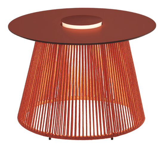 Nit Outdoor LED Table - Bover - Outdoor Furniture - 60/R - Terracotta/Orange - HORNE