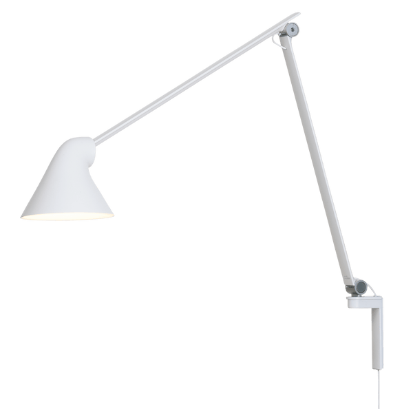 NJP Wall Lamp - Louis Poulsen - Wall Sconces - White - Long Arm - 2700K - HORNE