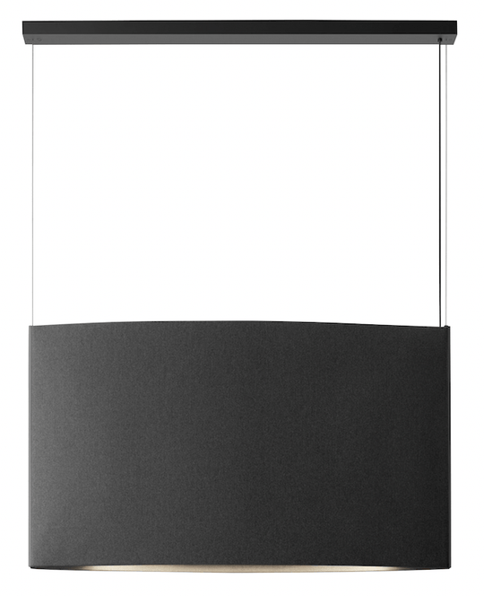 Noren S/123.2 LED Dimmable Pendant - Bover - Pendants - Direct Light Only - Dark Grey - HORNE