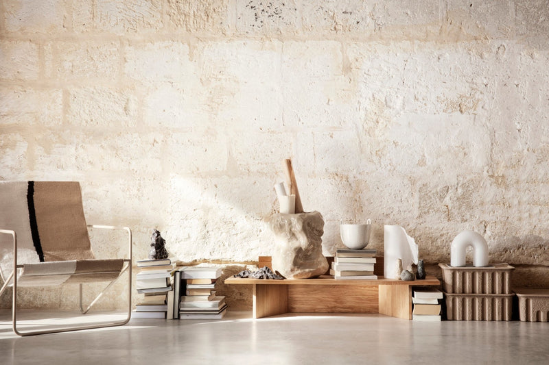 Oblique Bench - Ferm Living - Stools + Benches + Ottomans - Natural Oak - HORNE