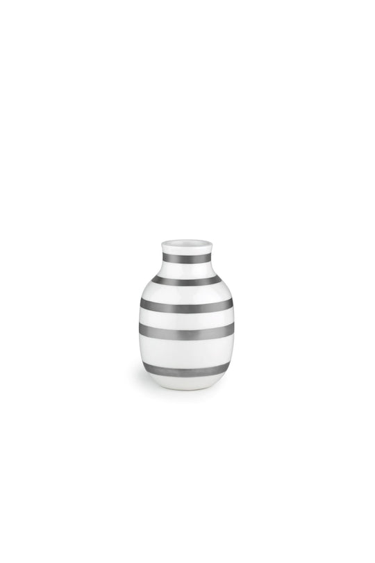 Omaggio Vase - Silver - Kähler - Vases - 3.1"Ø - HORNE