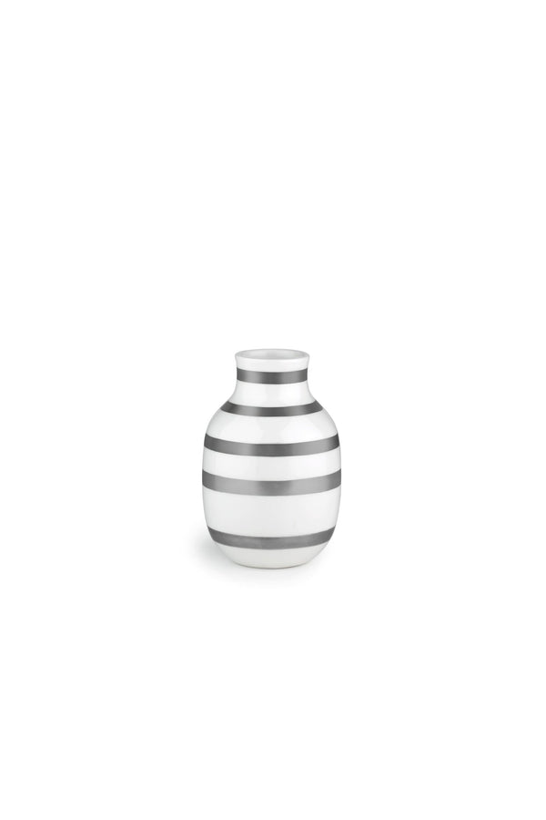 Omaggio Vase - Silver - Kähler - Vases - 3.1"Ø - HORNE
