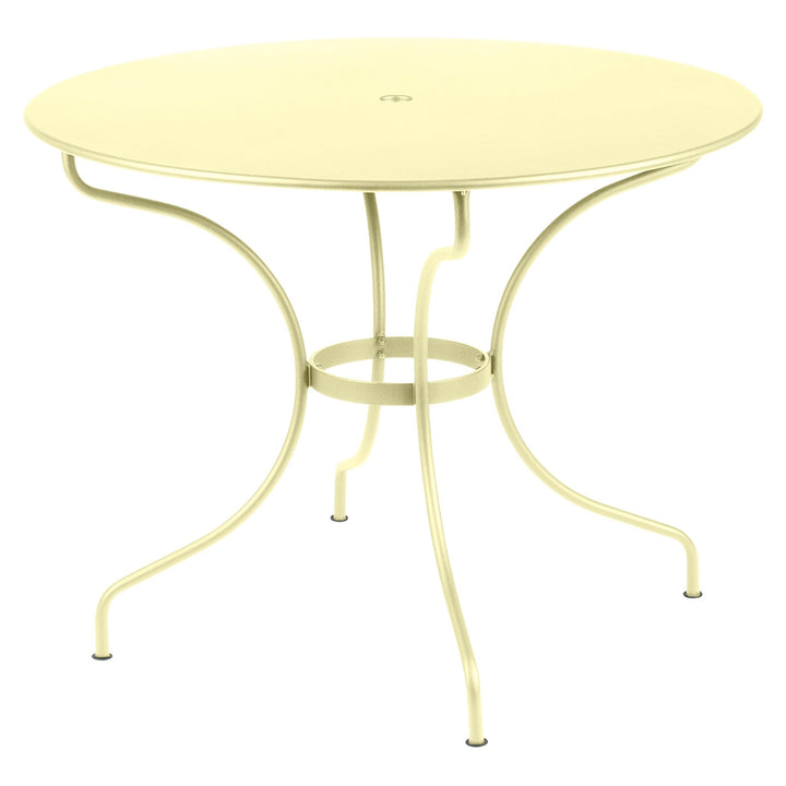 Opera+ Table 38" - Fermob - Outdoor Furniture - Frosted Lemon - HORNE