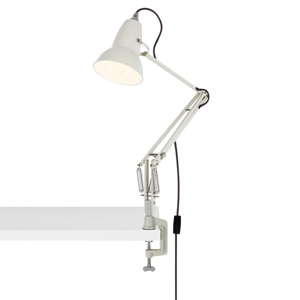 Original 1227 Desk Lamp with Clamp - Anglepoise - Table + Task - Linen White - HORNE