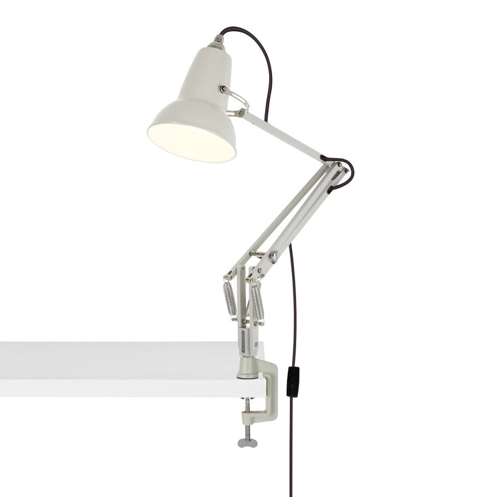 Original 1227 Mini Lamp with Clamp - Anglepoise - Table + Task - Linen White - HORNE