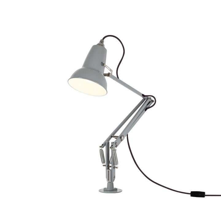 Original 1227 Mini Lamp with Desk Insert - Anglepoise - Table + Task - Dove Grey - HORNE