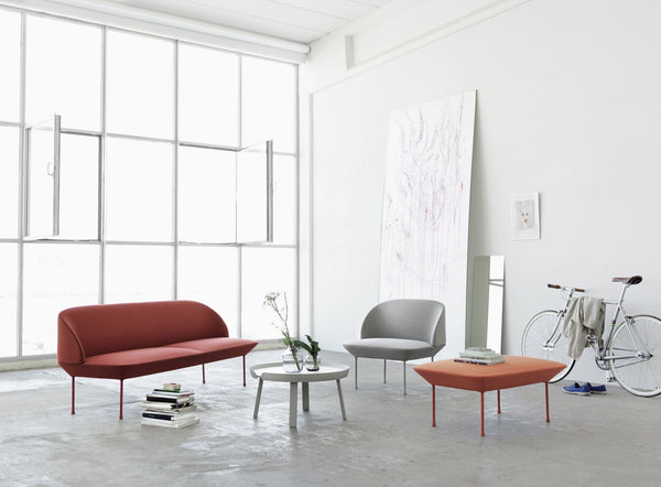 Oslo Sofa - 2 - Seater - Muuto - Sofas - Navy Vidar 554 & Navy Blue Legs - HORNE