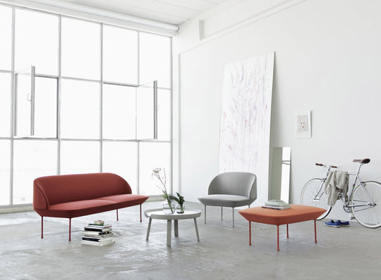 Oslo Sofa - 3 - Seater - Muuto - Sofas - Navy Vidar 554 & Navy Blue Legs - HORNE