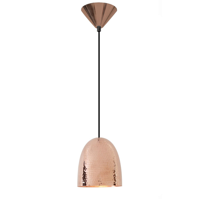 Overstock - Stanley 1 Copper Pendant - Hammered Finish - Sale - Pendants - HORNE