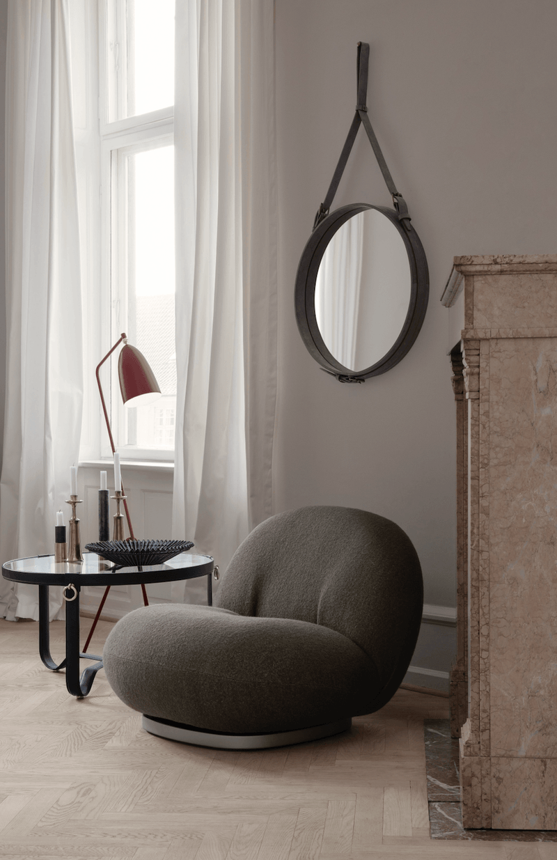 Pacha Lounge Chair - Gubi - Chairs - Gabriel Tempt - 60152 - Matte Black - Return Swivel - HORNE