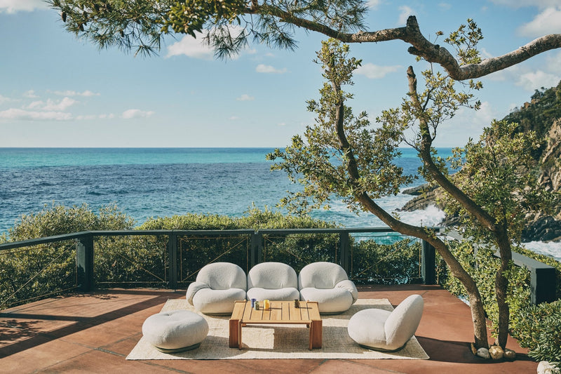 Pacha Outdoor Lounge Chair with Armrest - Gubi - Chairs - Limonta Lorkey 40 - HORNE