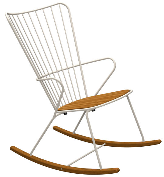 PAON Outdoor Rocking Chair - HOUE - Outdoor Furniture - White - HORNE