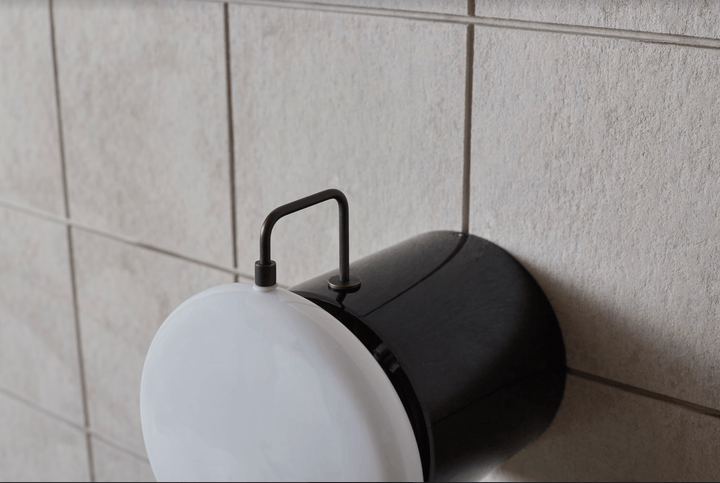 Park I Wall Light - Workstead - Wall Sconces - White Enamel - Brushed Nickel - HORNE