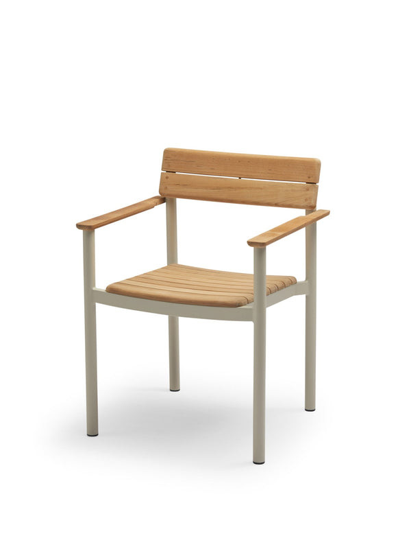 Pelagus Armchair - Skagerak by Fritz Hansen - Chairs - Light Ivory - No Cushion - HORNE