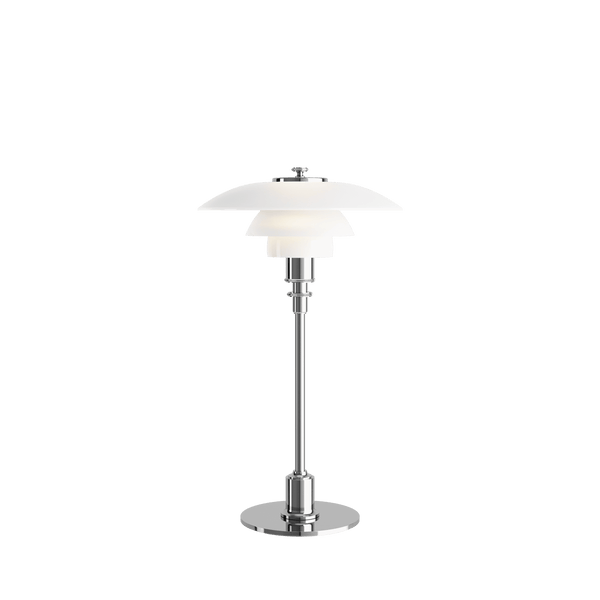 PH 2/1 Table Lamp - Louis Poulsen - Table + Task - Chrome - HORNE