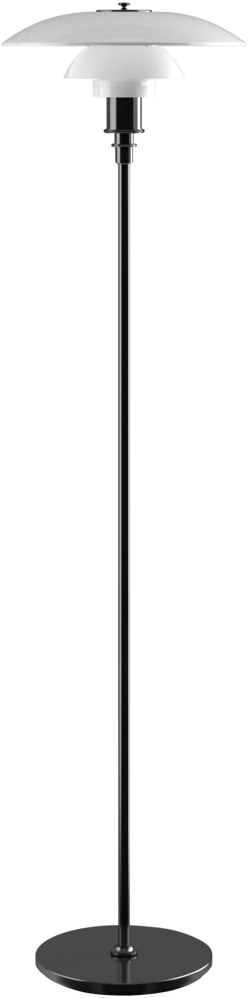 PH 3.5-2.5 Floor Light - Blak Metalized