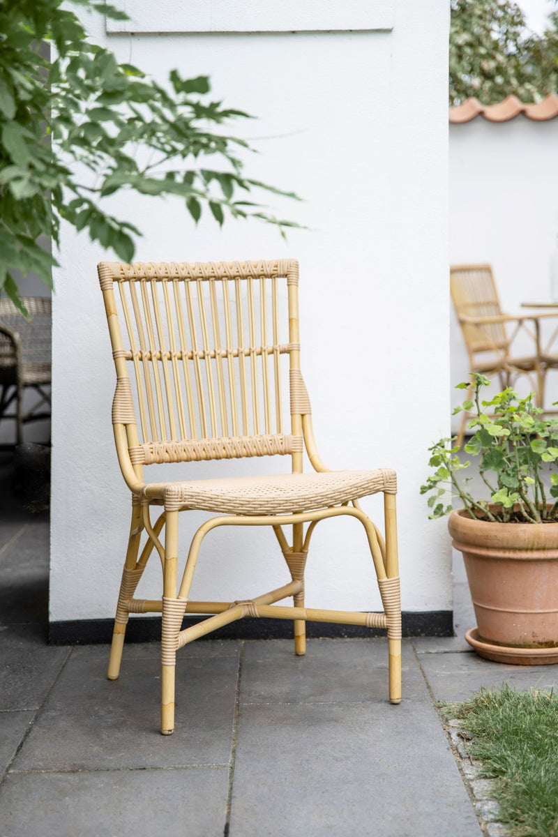 Piano Side Chair Exterior - Sika Design - Outdoor Furniture - Natural - HORNE