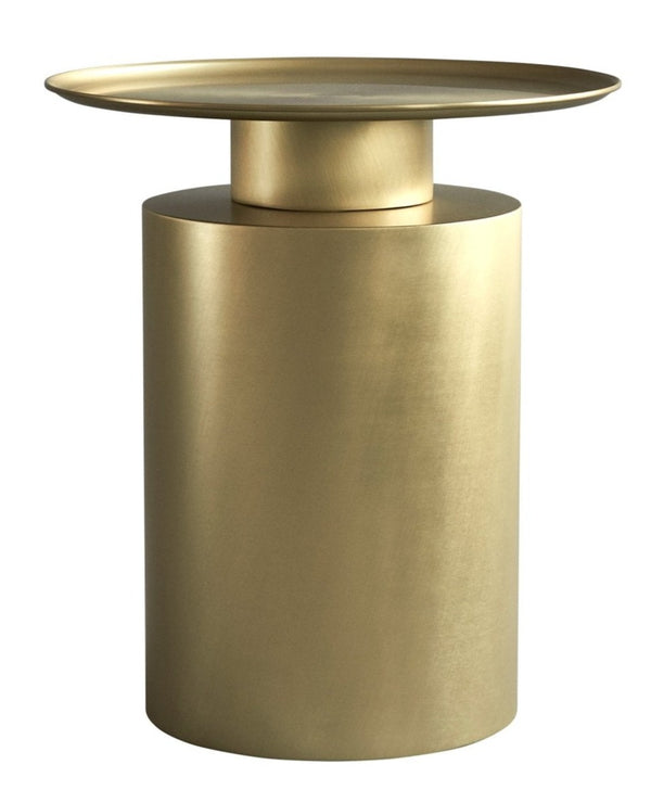 Pillar Coffee Table - 101Copenhagen - Tables - Tall Table - Brass - HORNE