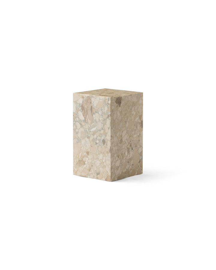 Plinth - Audo Copenhagen - Tables + Desks - Tall - Kunis Breccia Marble - HORNE