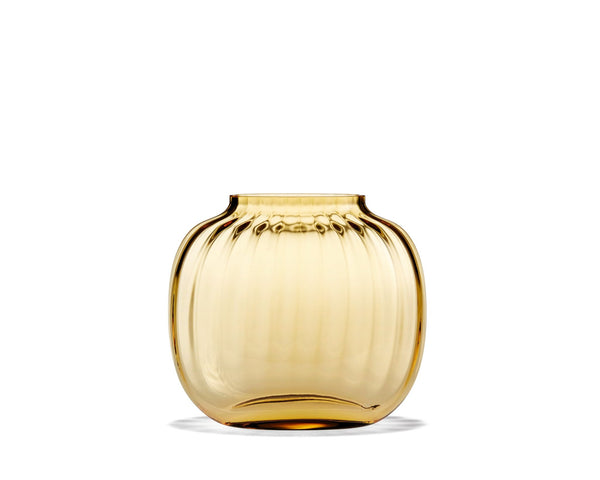Primula Oval Vase - Amber - Holmegaard - Vases - HORNE